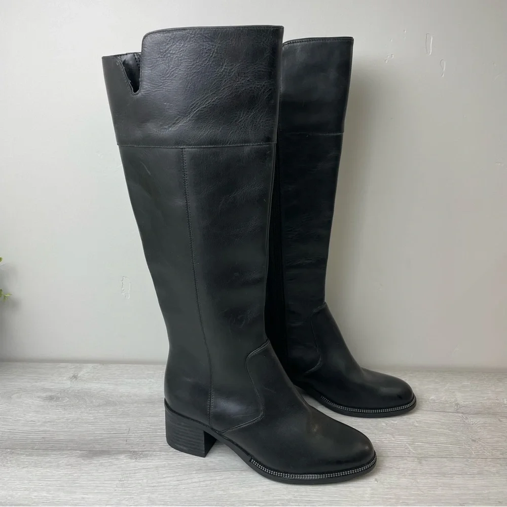 FRANCO SARTO LUCIANNA BLOCK HEEL TALL BOOT SIZE 6.5